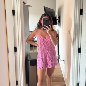 Pink romper